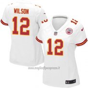 Maglia NFL Game Donna Kansas City Chiefs Wilson Bianco