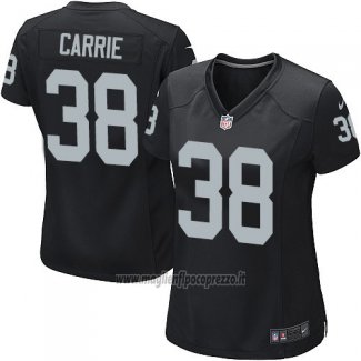 Maglia NFL Game Donna Las Vegas Raiders Carrie Nero