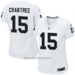 Maglia NFL Game Donna Las Vegas Raiders Crabtree Bianco