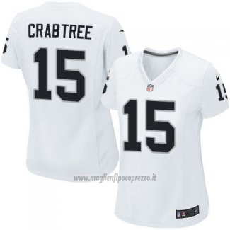 Maglia NFL Game Donna Las Vegas Raiders Crabtree Bianco