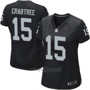 Maglia NFL Game Donna Las Vegas Raiders Crabtree Nero