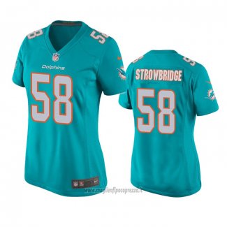 Maglia NFL Game Donna Miami Dolphins Jason Strowbridge Verde