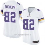 Maglia NFL Game Donna Minnesota Vikings Rudolph Bianco