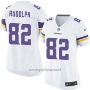 Maglia NFL Game Donna Minnesota Vikings Rudolph Bianco
