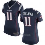 Maglia NFL Game Donna New England Patriots Edelman Nero