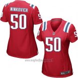 Maglia NFL Game Donna New England Patriots Ninkovich Rosso