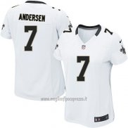 Maglia NFL Game Donna New Orleans Saints Andersen Bianco