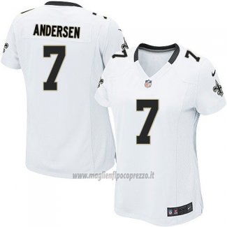 Maglia NFL Game Donna New Orleans Saints Andersen Bianco