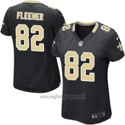 Maglia NFL Game Donna New Orleans Saints Fleener Nero