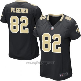 Maglia NFL Game Donna New Orleans Saints Fleener Nero
