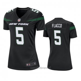 Maglia NFL Game Donna New York Jets Joe Flacco Nero