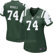 Maglia NFL Game Donna New York Jets Mangold Verde