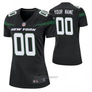 Maglia NFL Game Donna New York Jets Personalizzate Game Nero