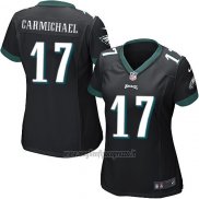 Maglia NFL Game Donna Philadelphia Eagles Carmichael Nero