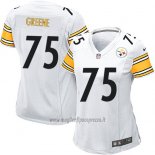 Maglia NFL Game Donna Pittsburgh Steelers Greene Bianco
