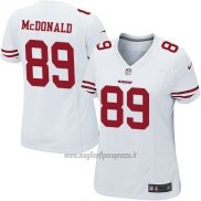 Maglia NFL Game Donna San Francisco 49ers Mcdonald Bianco