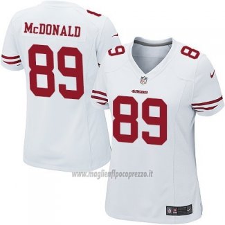 Maglia NFL Game Donna San Francisco 49ers Mcdonald Bianco