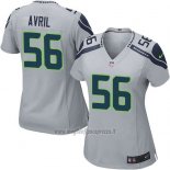 Maglia NFL Game Donna Seattle Seahawks Avril Grigio