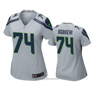 Maglia NFL Game Donna Seattle Seahawks Cedric Ogbuehi Grigio
