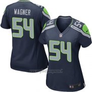 Maglia NFL Game Donna Seattle Seahawks Wagner Blu Scuro