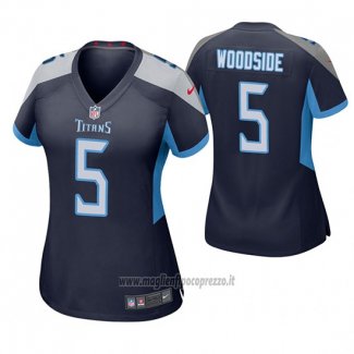 Maglia NFL Game Donna Tennessee Titans Logan Woodside Blu