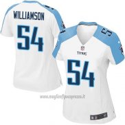 Maglia NFL Game Donna Tennessee Titans Williamson Bianco