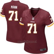 Maglia NFL Game Donna Washington Commanders Mann Rosso