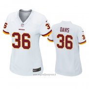 Maglia NFL Game Donna Washington Commanders Sean Davis Bianco