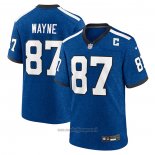 Maglia NFL Game Indianapolis Colts Reggie Wayne Indiana Nights Alternato Blu