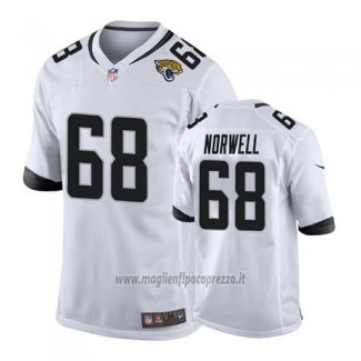 Maglia NFL Game Jacksonville Jaguars Andrew Norwell 2018 Bianco