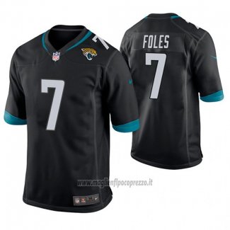 Maglia NFL Game Jacksonville Jaguars Nick Foles Nero