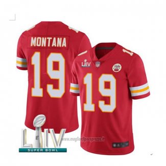 Maglia NFL Game Kansas City Chiefs 19 Joe Montana Rosso