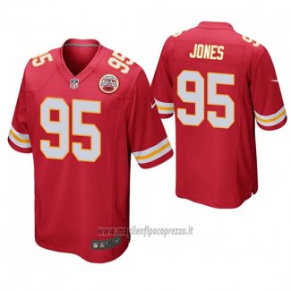 Maglia NFL Game Kansas City Chiefs Chris Jones Rosso