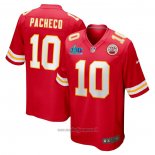 Maglia NFL Game Kansas City Chiefs Isiah Pacheco Super Bowl Lvii Patch Rosso