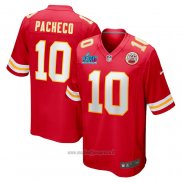 Maglia NFL Game Kansas City Chiefs Isiah Pacheco Super Bowl Lvii Patch Rosso