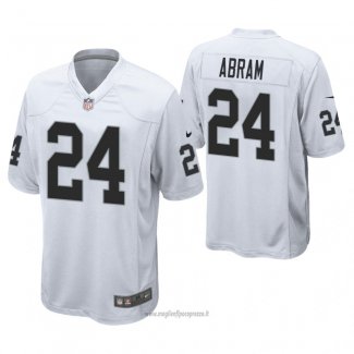 Maglia NFL Game Las Vegas Raiders Johnathan Abram Bianco