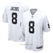 Maglia NFL Game Las Vegas Raiders Josh Jacobs 8 Bianco