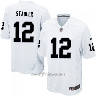Maglia NFL Game Las Vegas Raiders Stabler Bianco