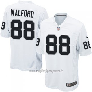Maglia NFL Game Las Vegas Raiders Walford Bianco