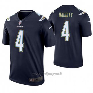 Maglia NFL Game Los Angeles Chargers 4 Michael Badgley Blu
