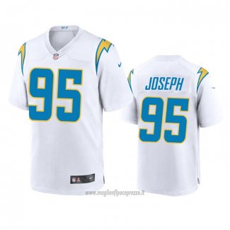 Maglia NFL Game Los Angeles Chargers Linval Joseph 2020 Bianco