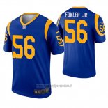 Maglia NFL Game Los Angeles Rams 56 Dante Fowler Jr. Blu