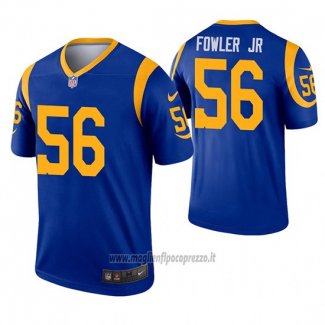 Maglia NFL Game Los Angeles Rams 56 Dante Fowler Jr. Blu