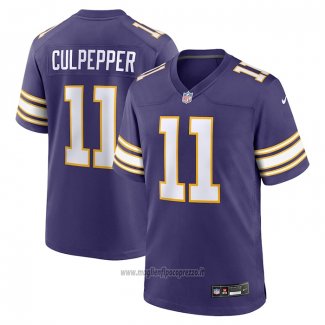 Maglia NFL Game Minnesota Vikings Daunte Culpepper Classic Retired Viola