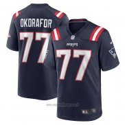 Maglia NFL Game New England Patriots Chukwuma Okorafor Blu