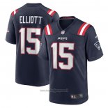 Maglia NFL Game New England Patriots Ezekiel Elliott Blu