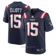 Maglia NFL Game New England Patriots Ezekiel Elliott Blu