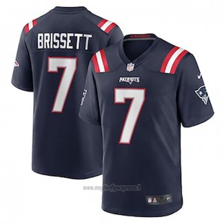 Maglia NFL Game New England Patriots Jacoby Brissett Nero1