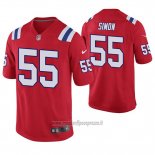 Maglia NFL Game New England Patriots John Simon Rosso
