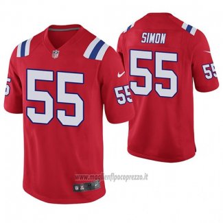 Maglia NFL Game New England Patriots John Simon Rosso